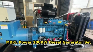 Σετ γεννήτριας ντίζελ 200KW – Ισχύς MBKL