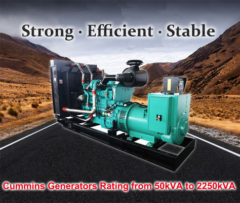 Μικρό σύστημα ψύξης νερού 110KW 137.5KVA 6 κυλίνδρων  Diesel Generator set