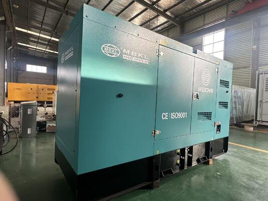 Καλή τιμή. 112KW Weichai Silent Diesel Generating Set (140KVA) - Ιδανικό για κατασκευές, εργοστάσια και νοσοκομεία σε απευθείας σύνδεση